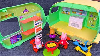 5 Minutes Satisfying with Unboxing Cute Peppa Pig's CARAVAN Fun Toys Collection ASMR | Review Toys