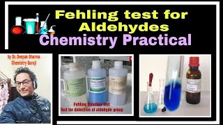 Fehling Test for Aldehydes| Chemistry Practical| Class 12| Board Exams| functional group test in Lab