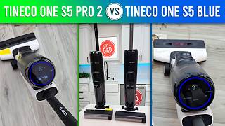 Tineco S5 FLoor ONE Cordless Wet Dry Vacuum COMPARISON: S5 Pro 2 vs S5 Blue