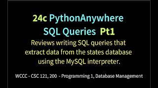 24c SQL Queries Pt1