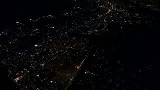 Night view from Airoplane