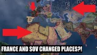 HOI4 Timelapse || What if France and Soviet Union changed places in 1936?! ||