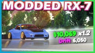 Drifting a Modded Rx-7 on DriveWorld! [Roblox]