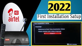 Airtel Digital TV First Time installation 2022 || #kishantechnicalguru #airtel