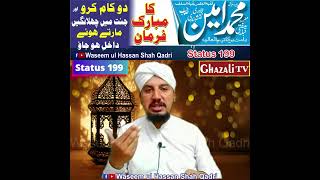 2 Kaam Karo aur Jannat Pao |Qibla Mufti Muhammad Amin Sahb |Pirzada Syed Waseem ul Hassan Shah Qadri