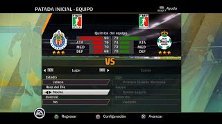 FIFA 11 (PS2) Gameplay - Guadalajara vs Santos Laguna