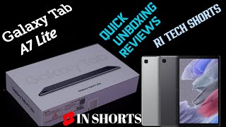 Galaxy Tab A7 Lite QUICK UNBOXING REVIEWS 🔥🔥🔥#ytshorts #shorts #ritechshorts