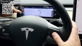 Futhope Digital Dashboard Heads Up For Tesla Model 3 Y Display Carplay  Review Aliexpress