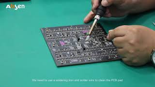 How to replace an LED display IC (MBI 5353)_Absen LED