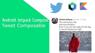 Android Jetpack Compose Tutorial - Tweet Composable