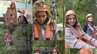 Mom goes ziplining at Otway fly