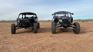 2023 CanAm X3 XRS Turbo RR ripping in the AZ desert!