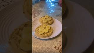 Waffle Toast and banana #shorts #short #trending #viral #youtubeshorts