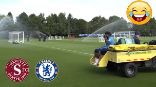 😂  Madueke OUTSMARTS Everybody! Chelsea Training Before Servette Game, Highlights | UECL