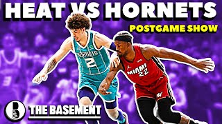 Miami Heat at Charlotte Hornets Preseason Postgame Show | The Basement Sports Network