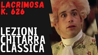 Come suonare il Lacrimosa Mozart alla chitarra classica