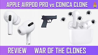 Airpod Pro vs Conico Airpod Clone comparison