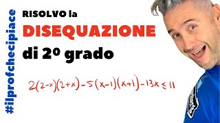 DISEQUAZIONI di secondo grado ESERCIZI terza parte | la matematica che ci piace