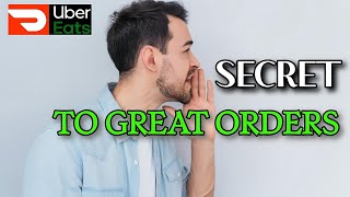 My secret on getting GREAT ORDERS. Uber eats and doordash bike delivery