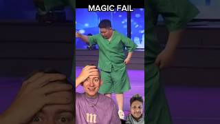 MAGIC TRICK FAIL 😭 #shorts #trend #magic