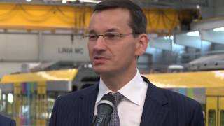 Wicepremier Mateusz Morawiecki w Newagu