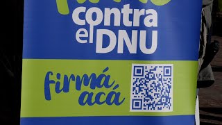 Avanza la campaña de firmas contra el DNU tiránico de Milei