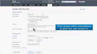 Plesk: How to Create and Manage User Accounts