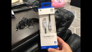 PowerA USB-C charging cable for PS5