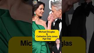 Michael Douglas and Catherine zeta Jones age gap #movie #celebrity #celebrities #celebrityscoop