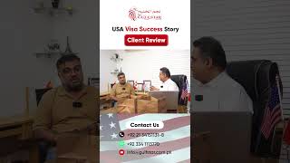 Congratulations to 𝑴𝒖𝒉𝒂𝒎𝒎𝒂𝒅 𝑸𝒂𝒔𝒊𝒎 for securing their USA visa | M.A Sharyar | Gulf Star Services