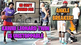 Kawhi Leonard Twin TOOK OVER! Intense & Physical 5v5!!