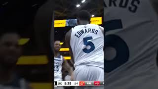 Anthony Edwards Dunk! #basketball #shorts #nba #dunks #fypシ #viral