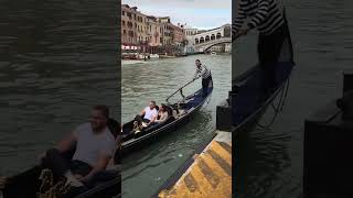 Gondola ride and the magnificent Rialto Bridge!   #travel