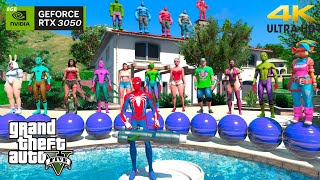 GTA 5 Epic Ragdolls | Spiderman and Super Heroes Minions Jumps/fails (Euphoria Physics) Ep - 253