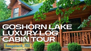 Saugatuck, MI: Goshorn Lake Luxury Log Cabin Mini-Tour