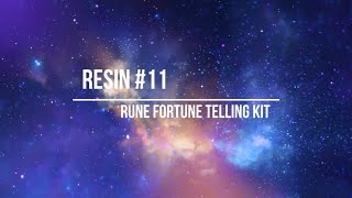 Resin #11 - Rune fortune telling kit