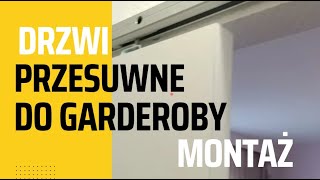 Drzwi przesuwne w garderobie