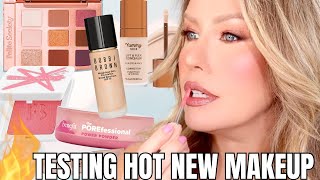 Worth The Hype!?! TESTING HOT NEW MAKEUP RELEASES 🔥 Fenty Beauty, Benefit, Maybelline & More!