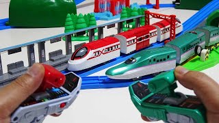 Plarail Shinkansen & JR Train ☆ Grip Mascon Hayabusa Cross Liner Course