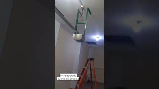 Instalación de puerta automática con motor de cadena en #guayaquil