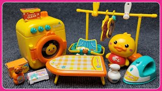 6 Minutes Satisfying with Unboxing Yellow Duck Laundry Set ASMR (no music)