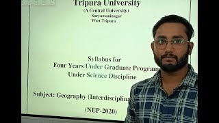 Geography Syllabus 1 Semester I Marks  distribution I Tripura Degree College  Coaching Admission