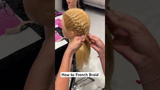 How to French Braid #braids #frenchbraid #frenchbraid #frenchbraidhairstyle #braids #braidtutorial