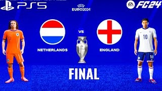 FC 24 - NETHERLANDS VS ENGLAND - UEFA EURO 2024 Final Match | PS5™ [4K60]