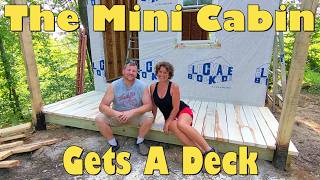 Deck Complete: Self-Milled Lumber Transforms Our Off-Grid Cabin - Cabin Build In The Woods part 9