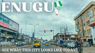 Driving Around The City Of Enugu Nigeria - From Ziks Avenue, Presidential Rd To Independence Layout