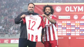 Marcelo Presentation As An Olympiacos Player