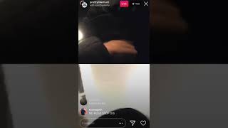 Russ Millions beefs Disnee on Instagram Live