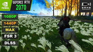 RTX 2070 | Ghost of Tsushima Performance Review / Benchmark MAX Settings 1080P, 1440P, DLSS & FSR 3