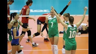 Olena Hasanova(AZE#07)'s highlight in 2018 World Championship (against Korea )